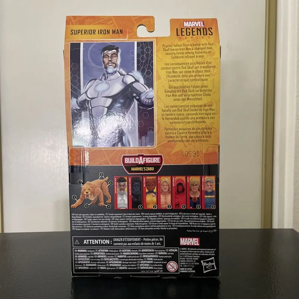 NEW Hasbro Marvel Legends Series SUPERIOR IRON MAN 6in Action Figure Toy
